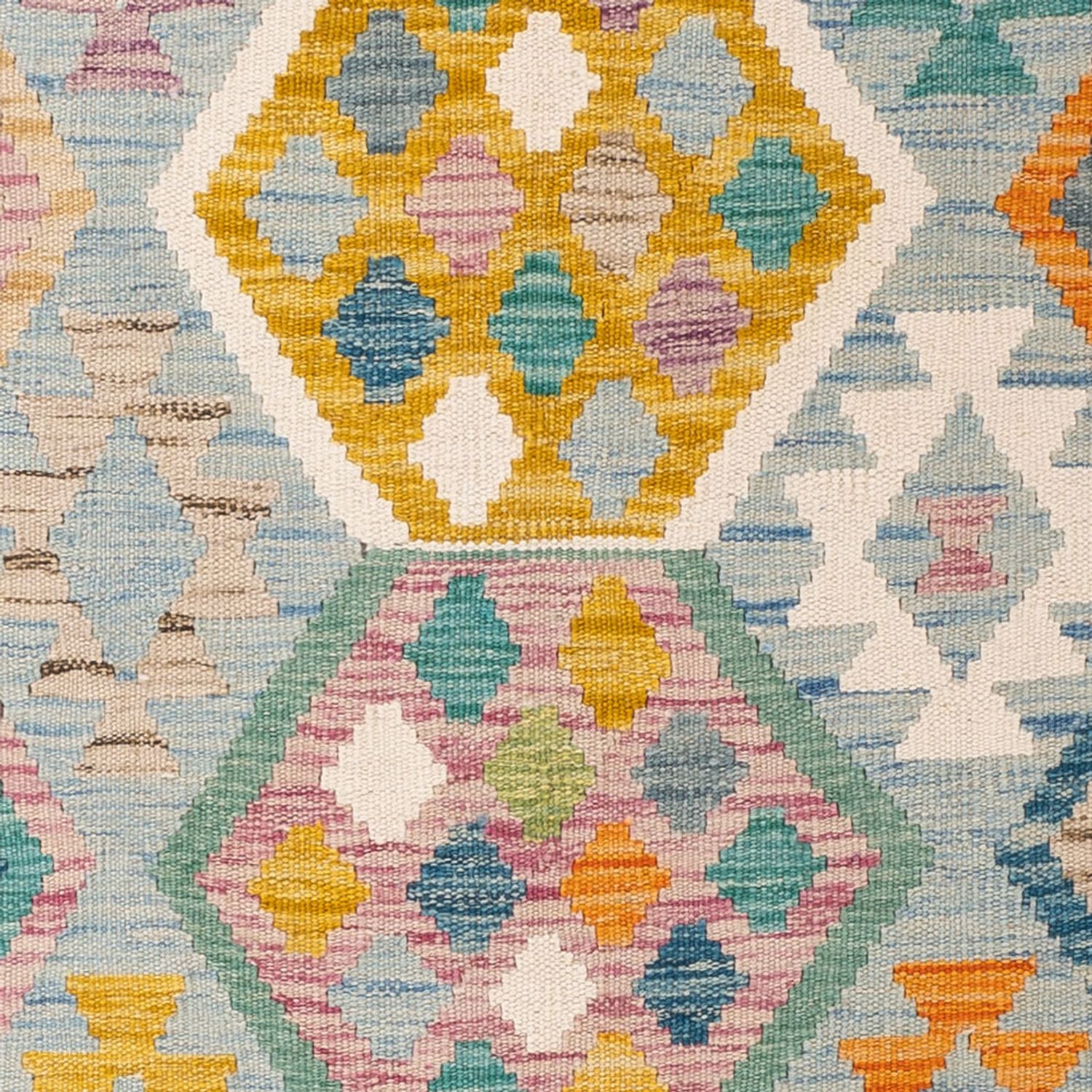 Kelim Rug - Splash - 177 x 124 cm - multicolored