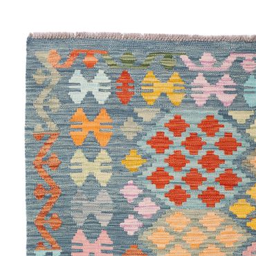 Kelim Rug - Splash - 187 x 129 cm - multicolored