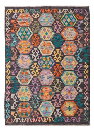 Kelim Rug - Splash - 180 x 127 cm - multicolored