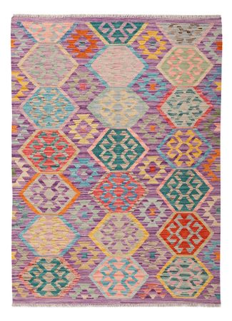 Kelim Rug - Splash - 173 x 124 cm - multicolored