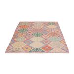 Kelim Rug - Splash - 173 x 124 cm - multicolored