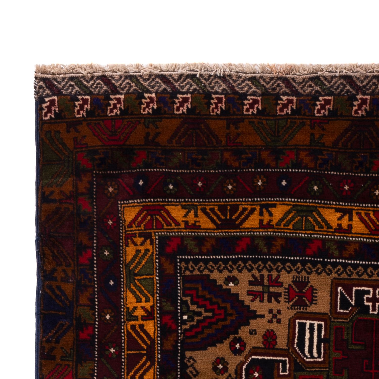 Runner Belutsch Rug - 209 x 107 cm - rust