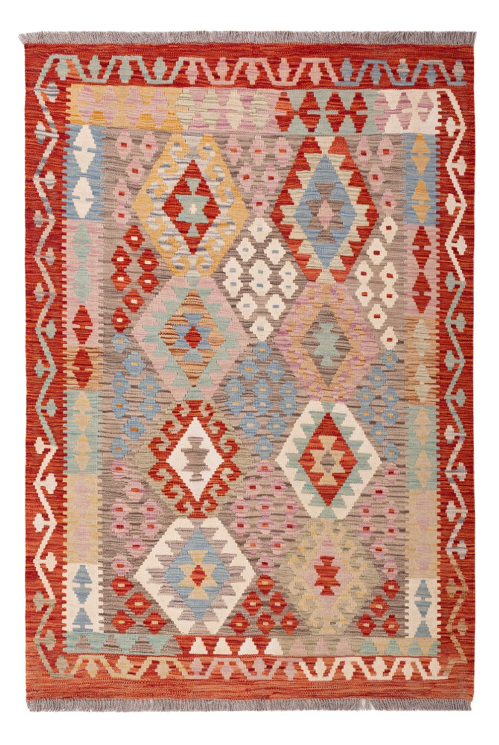 Kelim Rug - Splash - 176 x 118 cm - multicolored
