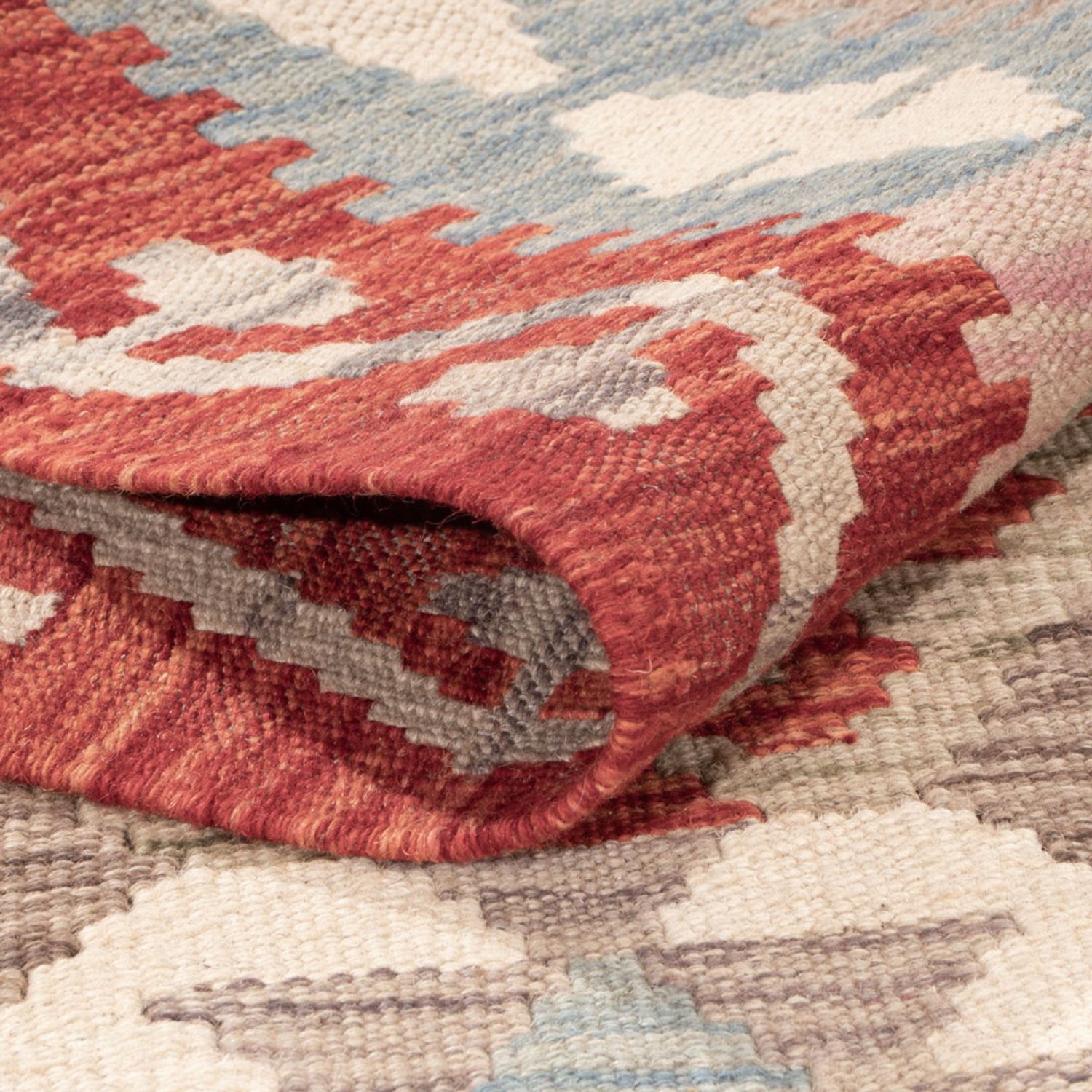 Kelim Rug - Splash - 176 x 118 cm - multicolored