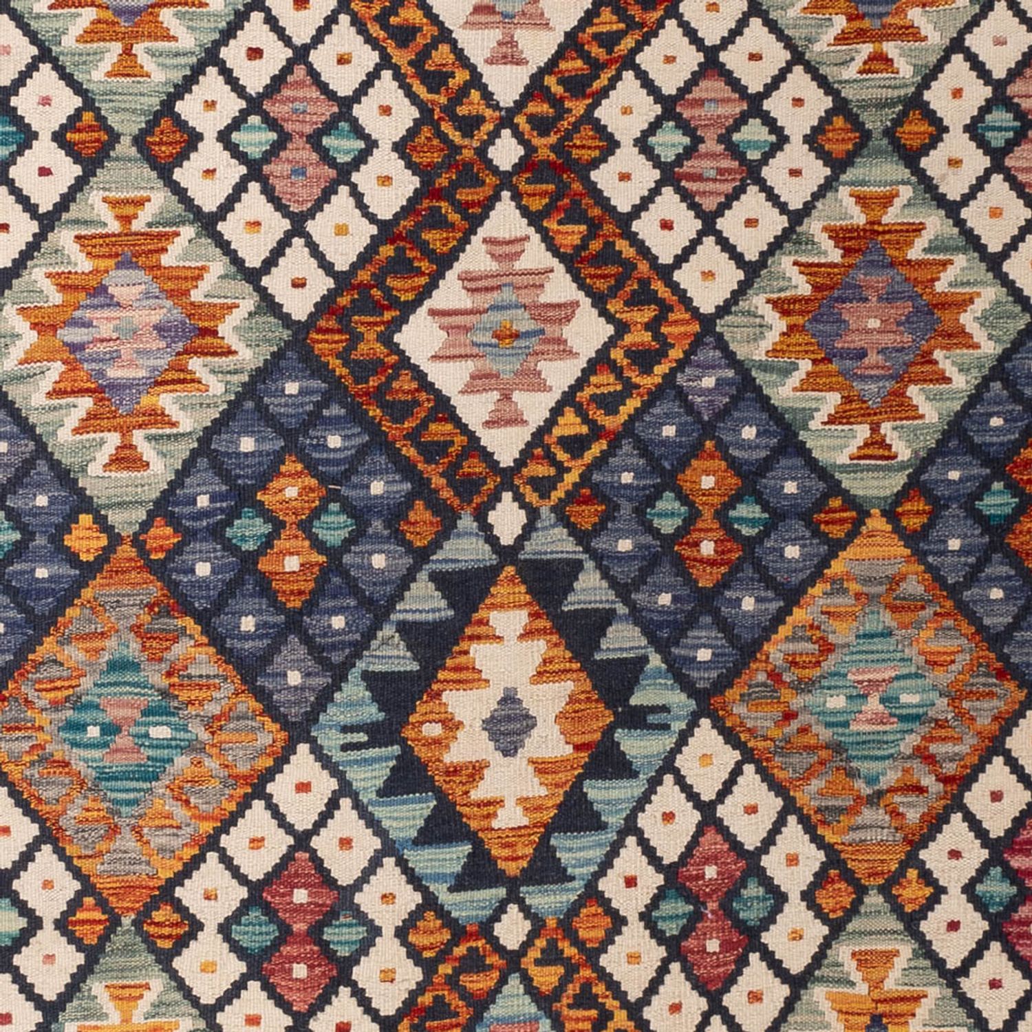 Kelim Rug - Splash - 290 x 206 cm - multicolored