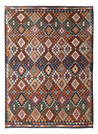 Kelim Rug - Splash - 290 x 206 cm - multicolored