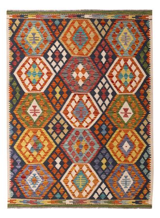 Kelim Rug - Splash - 176 x 128 cm - multicolored