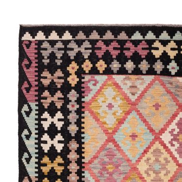 Kelim Rug - Splash - 299 x 206 cm - multicolored