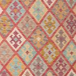 Kelim Rug - Splash - 299 x 206 cm - multicolored