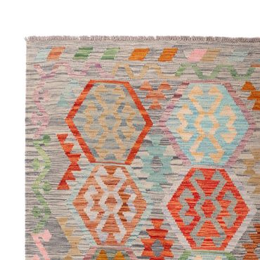 Kelim Rug - Splash - 294 x 202 cm - multicolored
