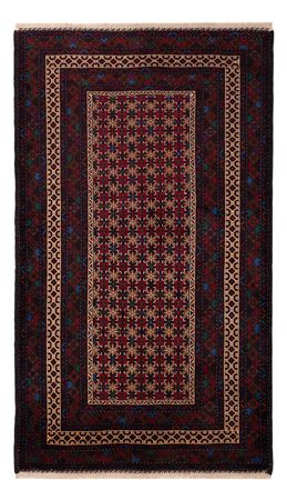 Runner Belutsch Rug - 200 x 114 cm - dark red
