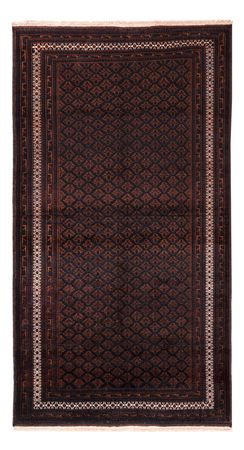 Runner Belutsch Rug - 236 x 122 cm - dark brown