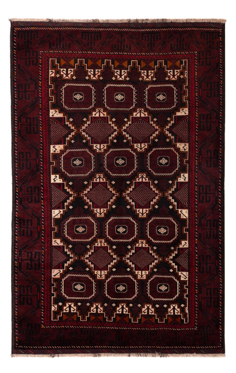 Belutsch Rug - 192 x 115 cm - dark beige