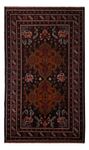 Runner Belutsch Rug - 201 x 114 cm - dark red