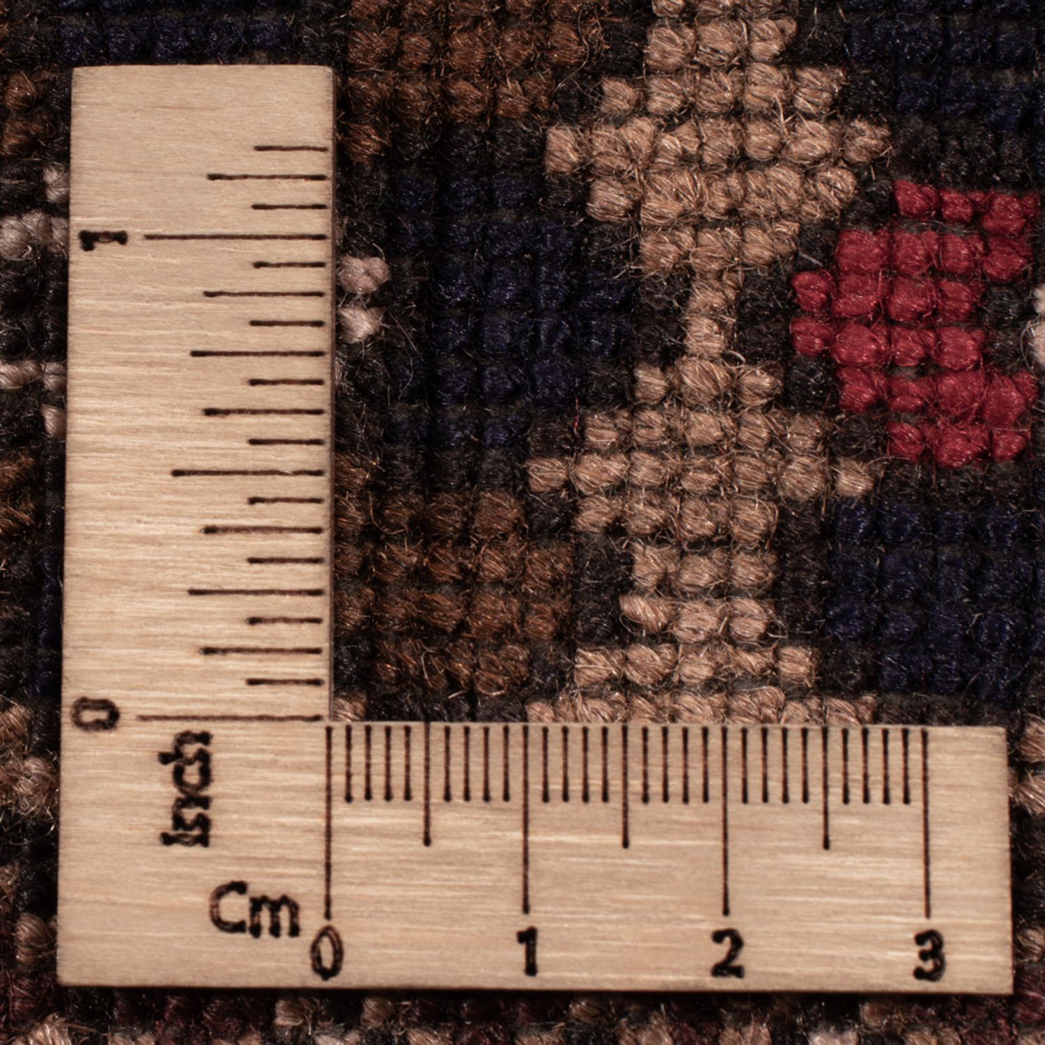 Runner Belutsch Rug - 204 x 110 cm - dark beige