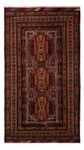 Runner Belutsch Rug - 204 x 110 cm - dark beige