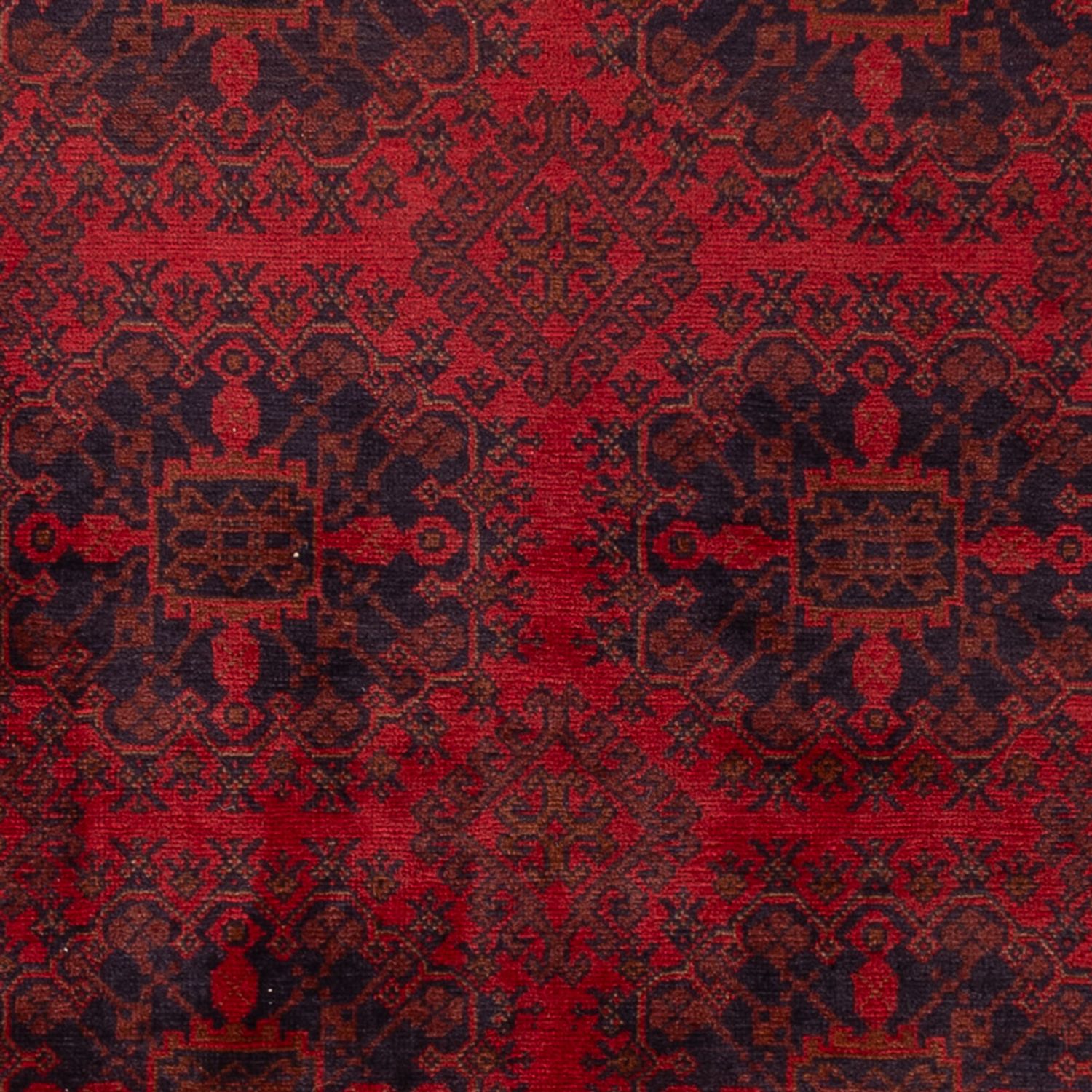 Afghan Rug - Kunduz - 197 x 127 cm - red
