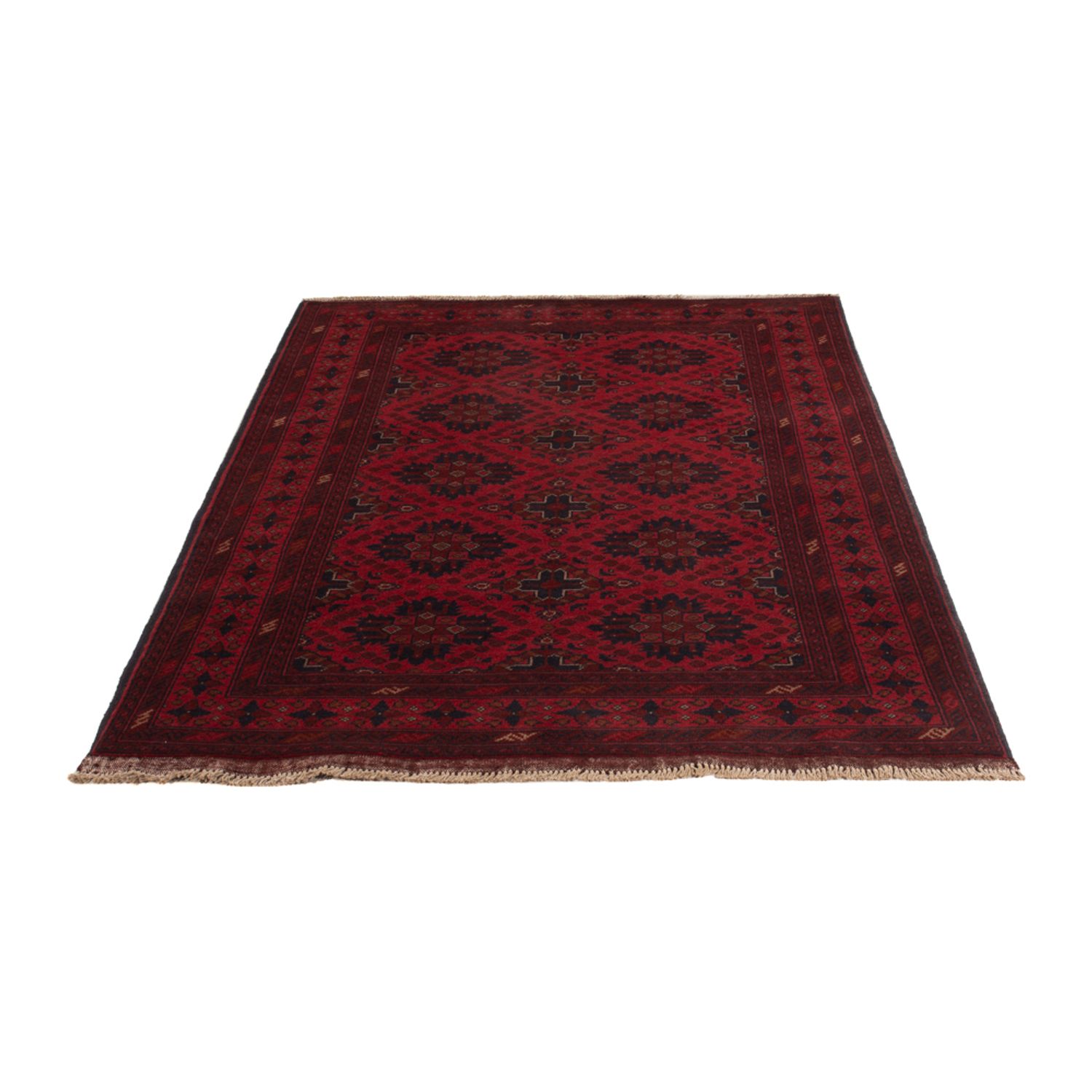 Afghan Rug - Kunduz - 200 x 122 cm - red