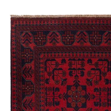 Afghan Rug - Kunduz - 203 x 128 cm - red