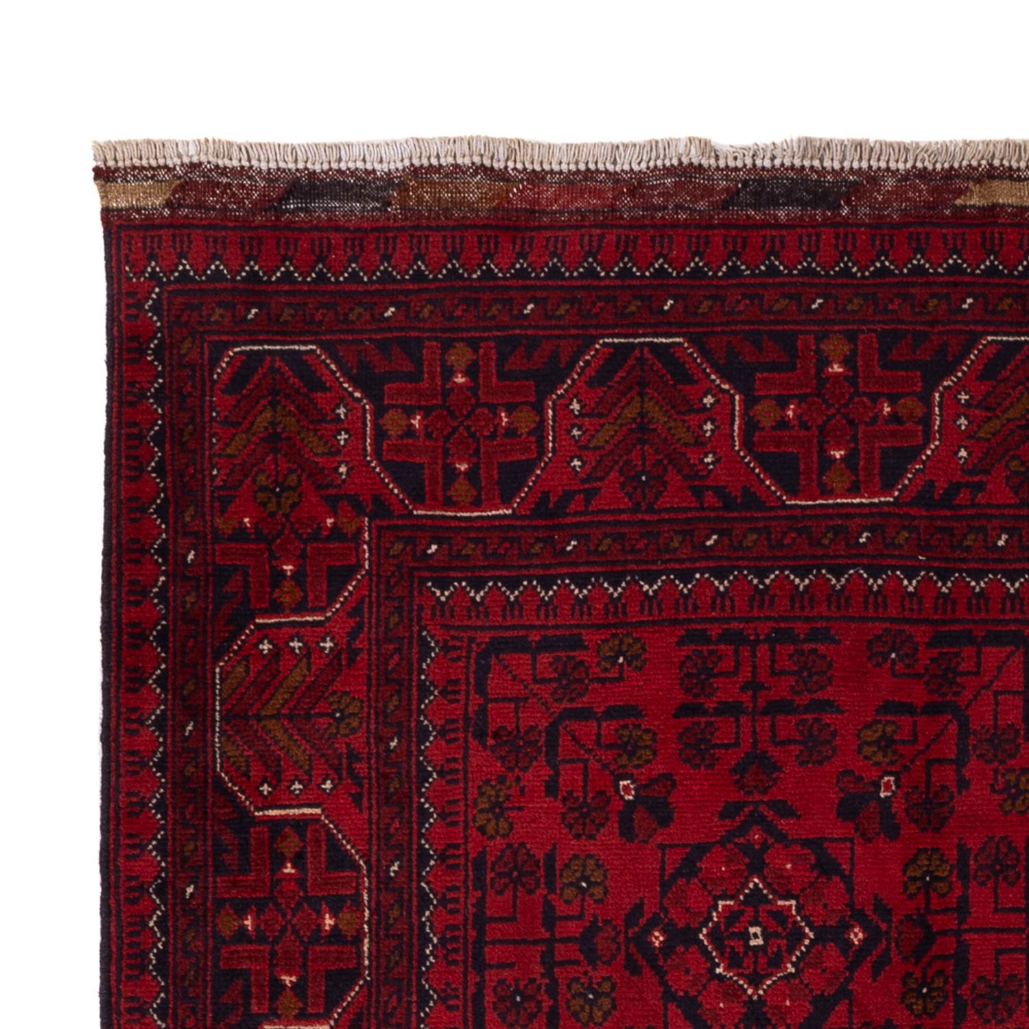 Afghan Rug - Kunduz - 198 x 123 cm - red