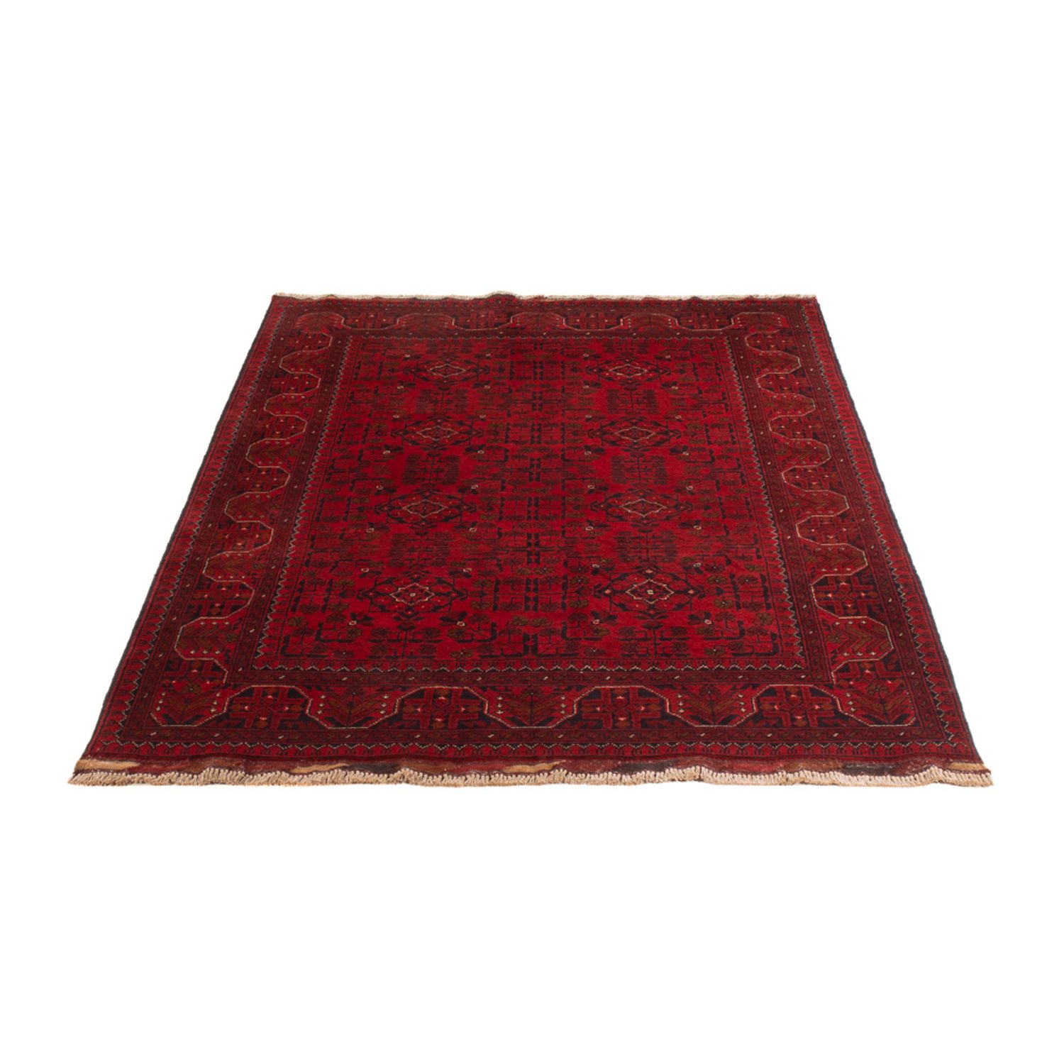 Afghan Rug - Kunduz - 198 x 123 cm - red