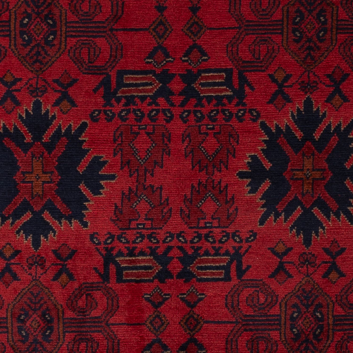 Afghan Rug - Kunduz - 199 x 123 cm - dark red