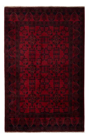 Afghan Rug - Kunduz - 201 x 129 cm - dark red