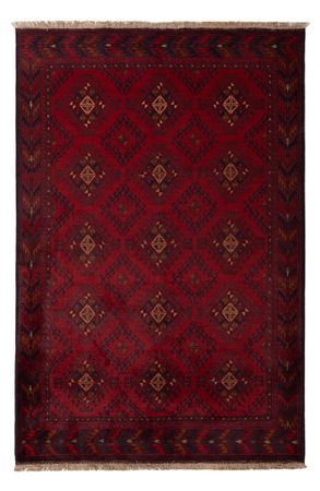 Afghan Rug - Kunduz - 195 x 125 cm - dark red