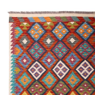 Kelim Rug - Splash - 293 x 210 cm - multicolored