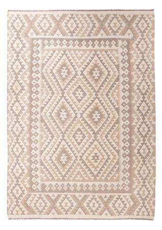Kelim Rug - Splash - 281 x 200 cm - light grey