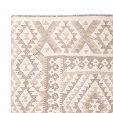 Kelim Rug - Splash - 281 x 200 cm - light grey