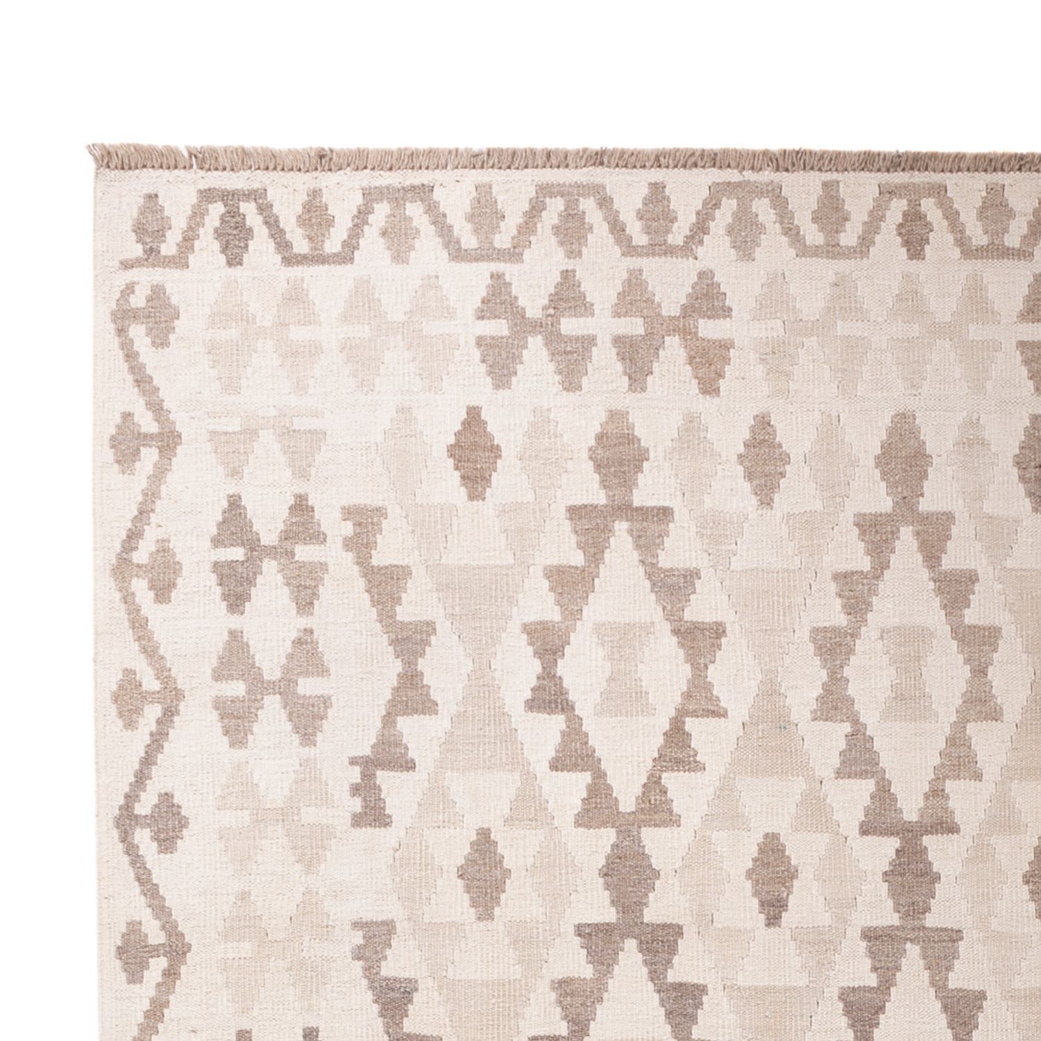 Kelim Rug - Splash - 300 x 200 cm - light grey