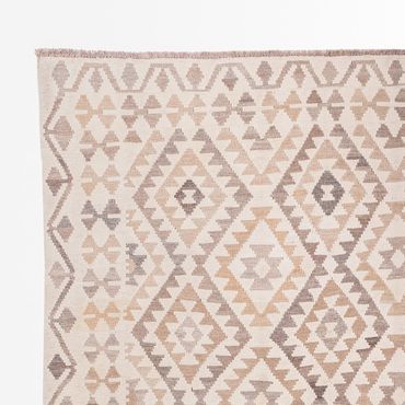 Kelim Rug - Splash - 290 x 199 cm - grey