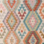 Kelim Rug - Splash - 298 x 205 cm - multicolored