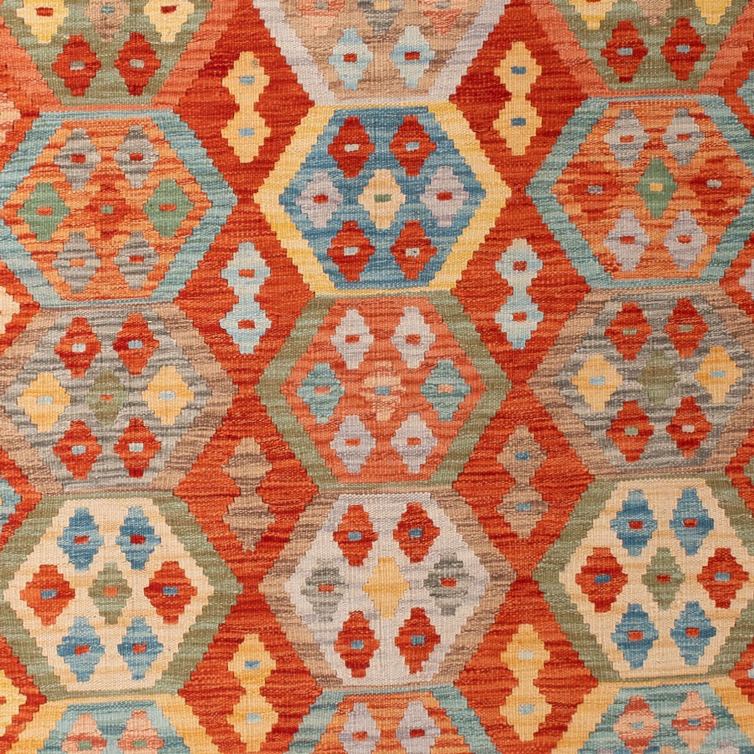 Kelim Rug - Splash - 305 x 207 cm - multicolored