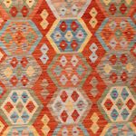 Kelim Rug - Splash - 305 x 207 cm - multicolored