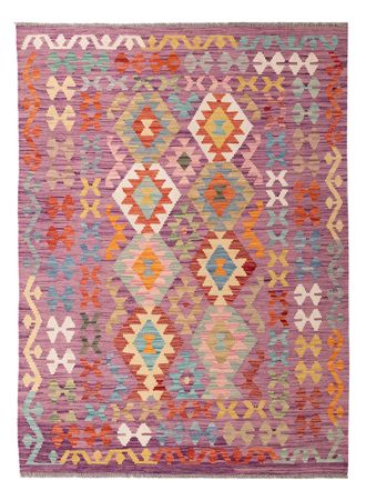 Kelim Rug - Splash - 173 x 124 cm - multicolored