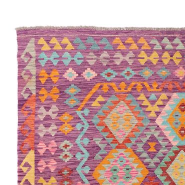 Kelim Rug - Splash - 301 x 200 cm - multicolored