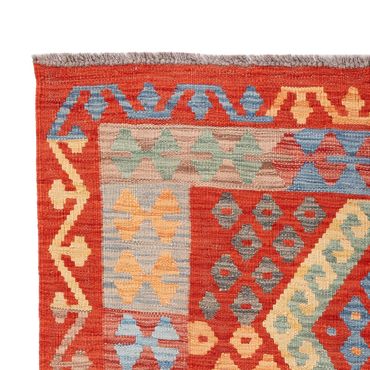 Kelim Rug - Splash - 187 x 113 cm - multicolored