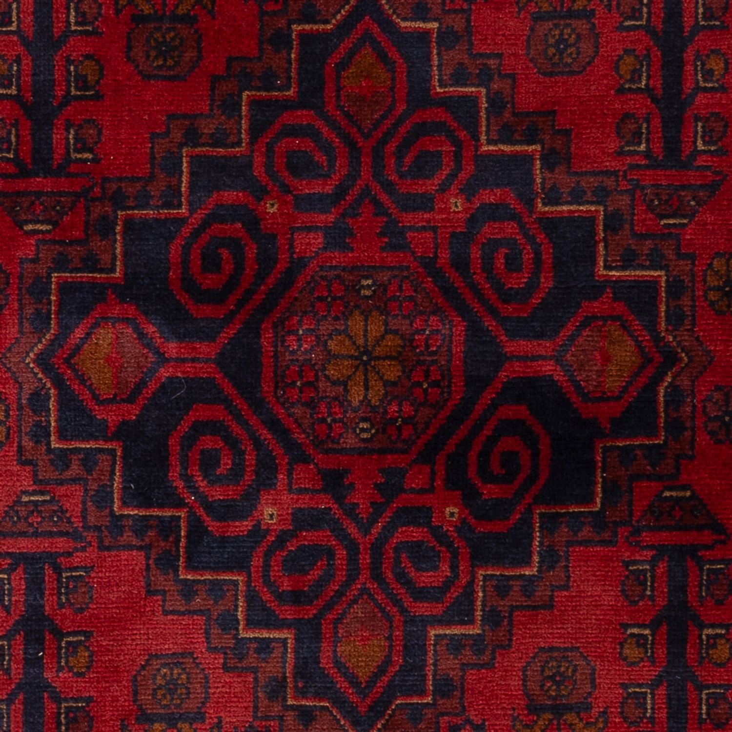 Afghan Rug - Kunduz - 197 x 128 cm - red