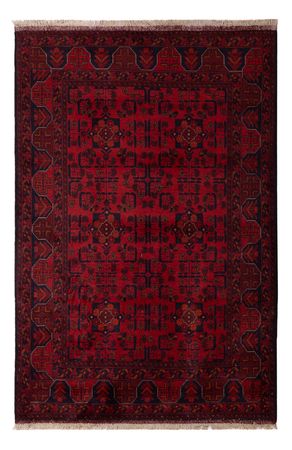 Afghan Rug - Kunduz - 191 x 127 cm - dark red