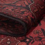 Afghan Rug - Kunduz - 191 x 127 cm - dark red