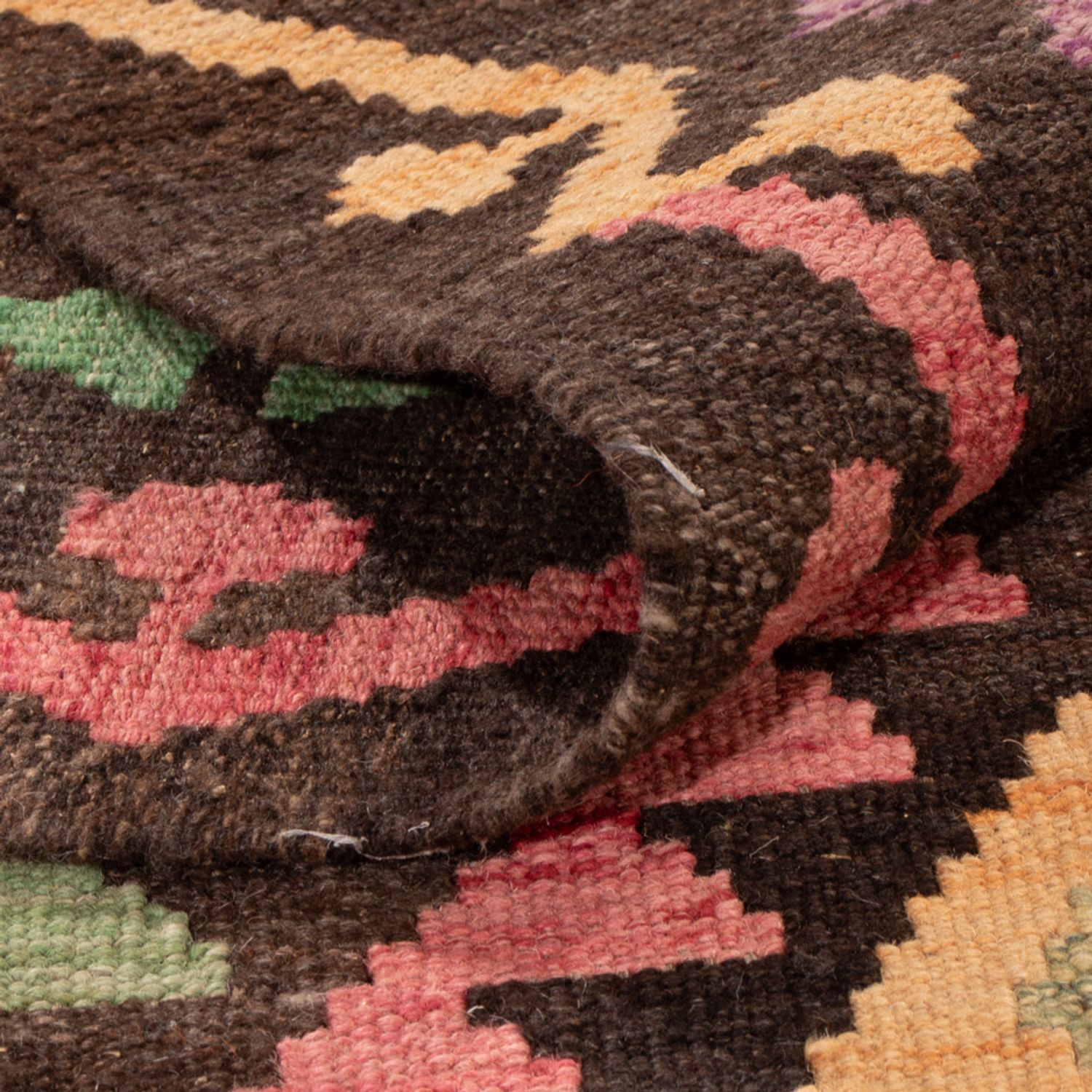 Kelim Rug - Splash - 303 x 210 cm - multicolored