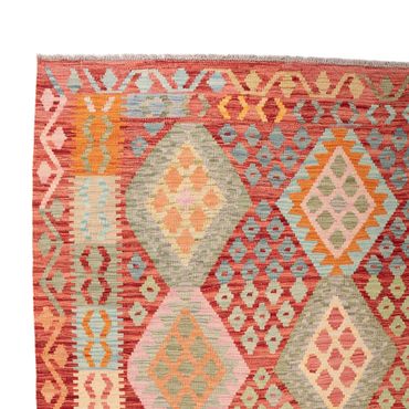 Kelim Rug - Splash - 308 x 206 cm - multicolored