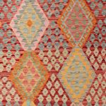 Kelim Rug - Splash - 308 x 206 cm - multicolored