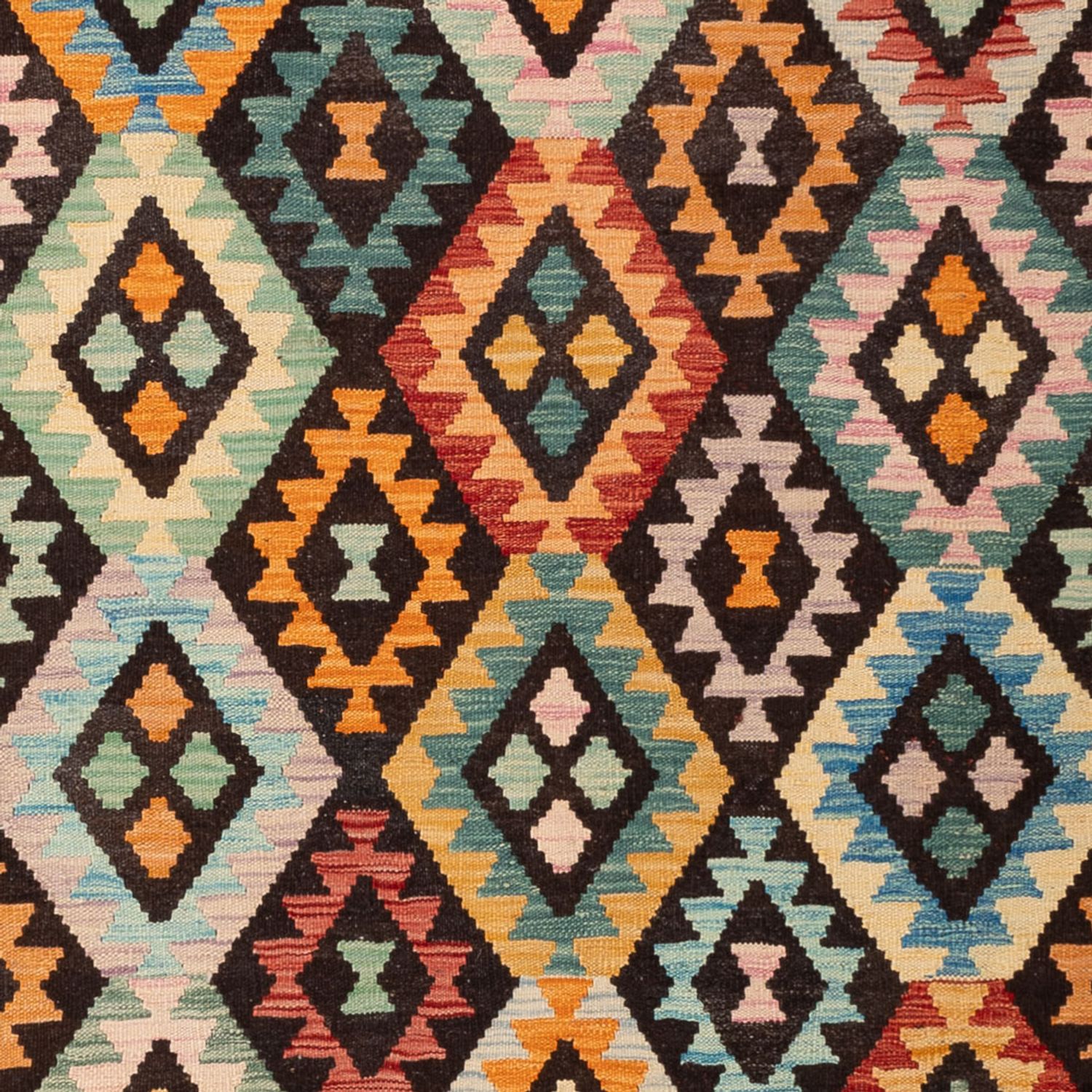 Kelim Rug - Splash - 291 x 206 cm - multicolored