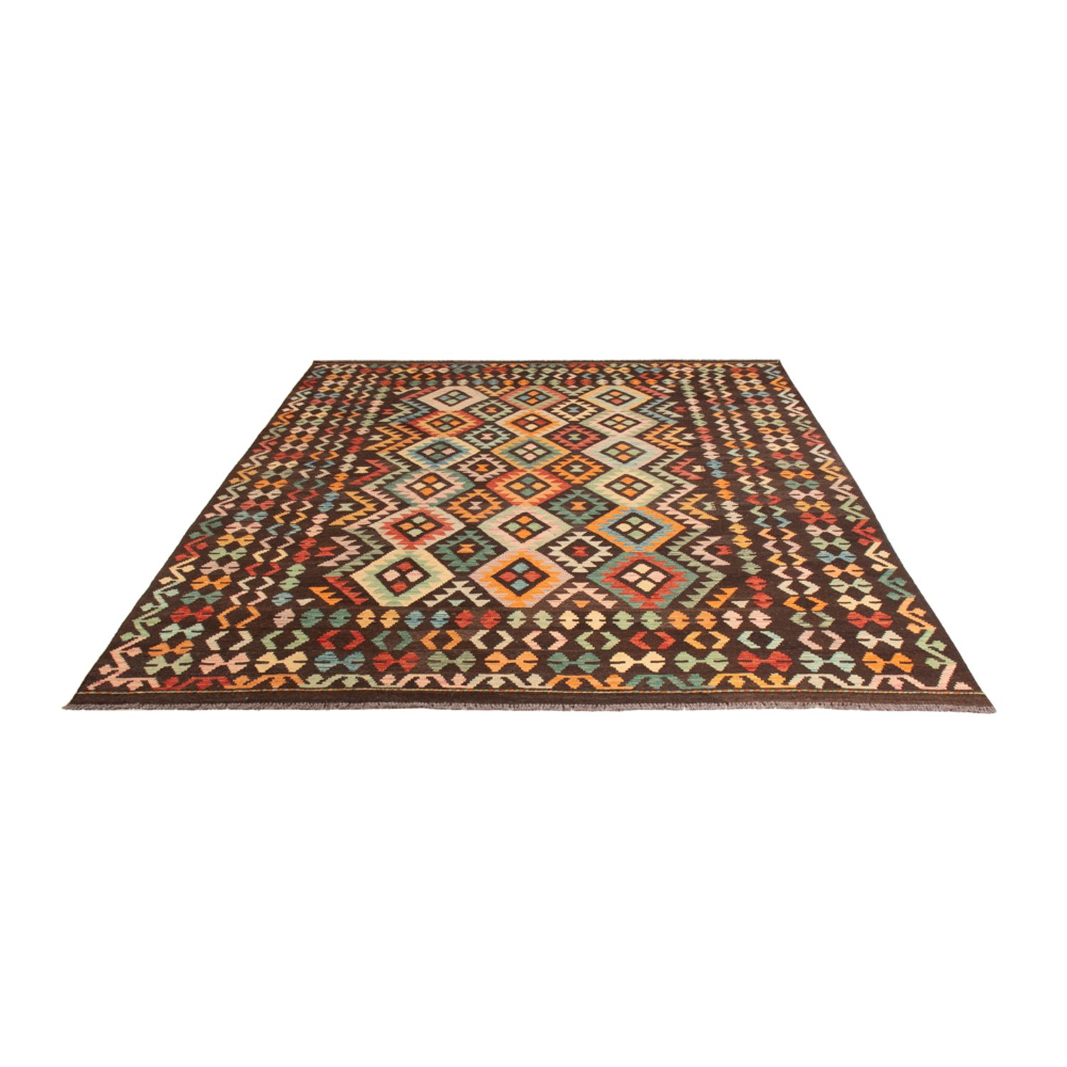 Kelim Rug - Splash - 291 x 206 cm - multicolored