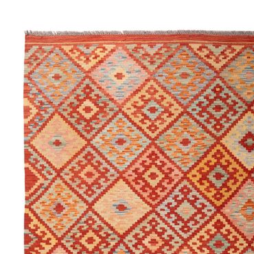 Kelim Rug - Splash - 305 x 207 cm - multicolored