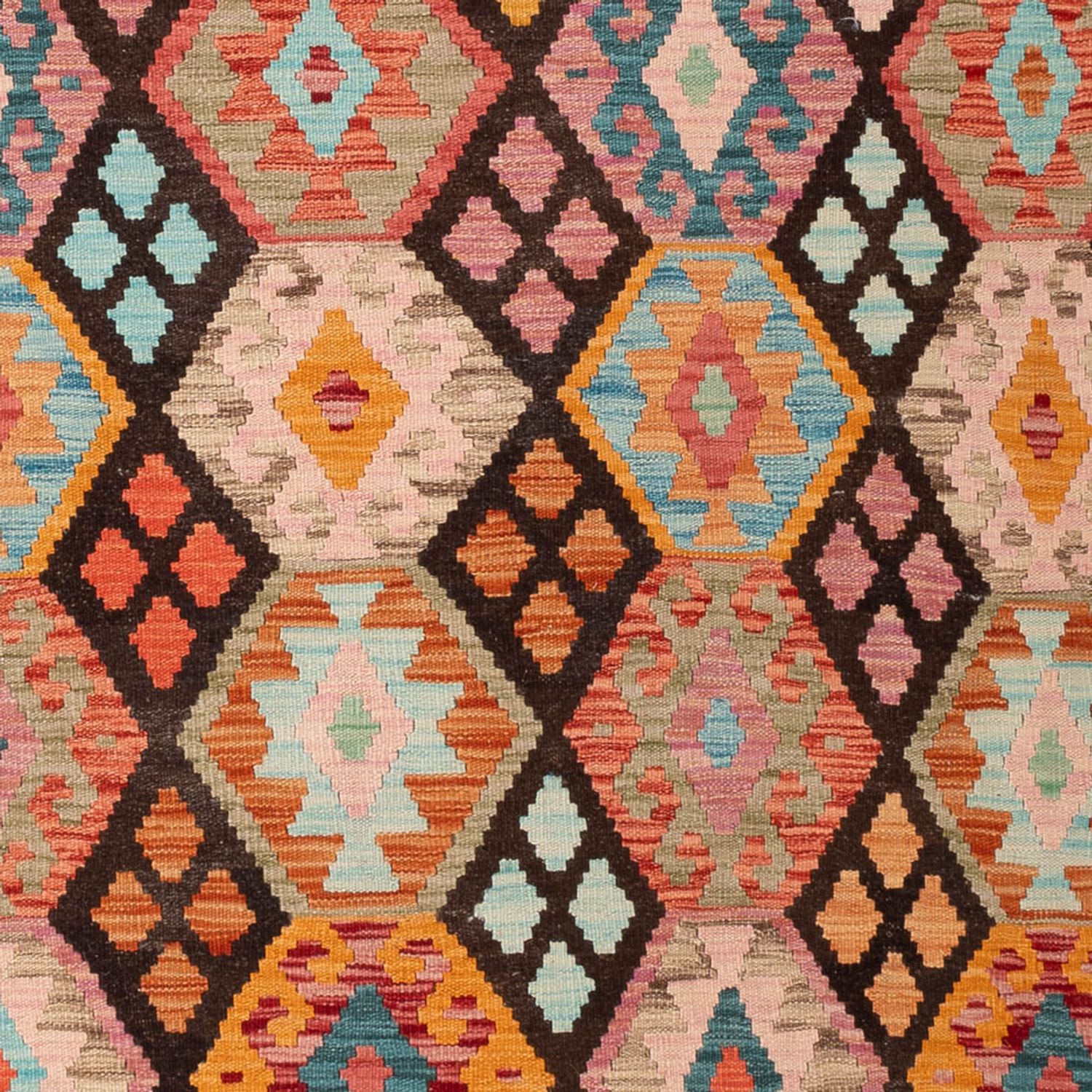 Kelim Rug - Splash - 306 x 209 cm - multicolored