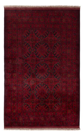 Afghan Rug - Kunduz - 201 x 128 cm - dark red